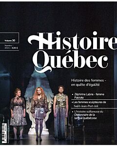 Histoire Québec 30-1