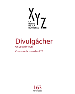 XYZ. La revue de la nouvelle 163