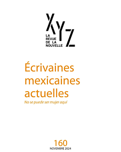 XYZ. La revue de la nouvelle 160