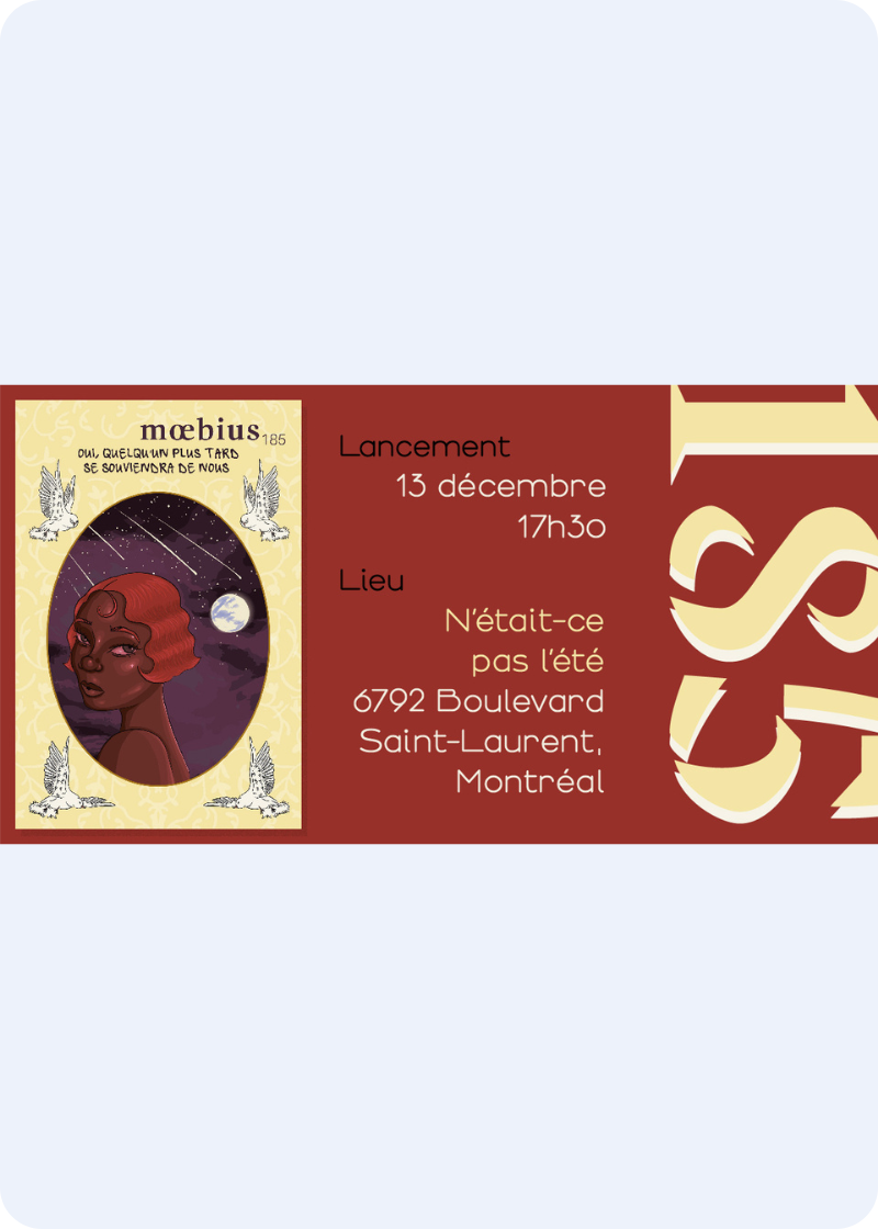 Lancement Moebius no. 185