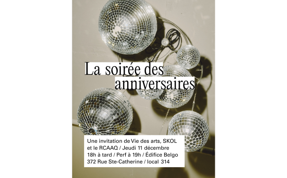 La soirée des anniversaires | Vie des arts