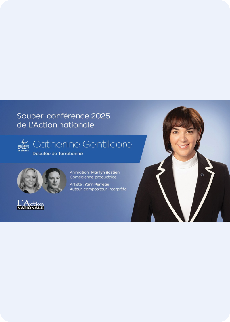 Souper-conférence 2025 de L'Action nationale