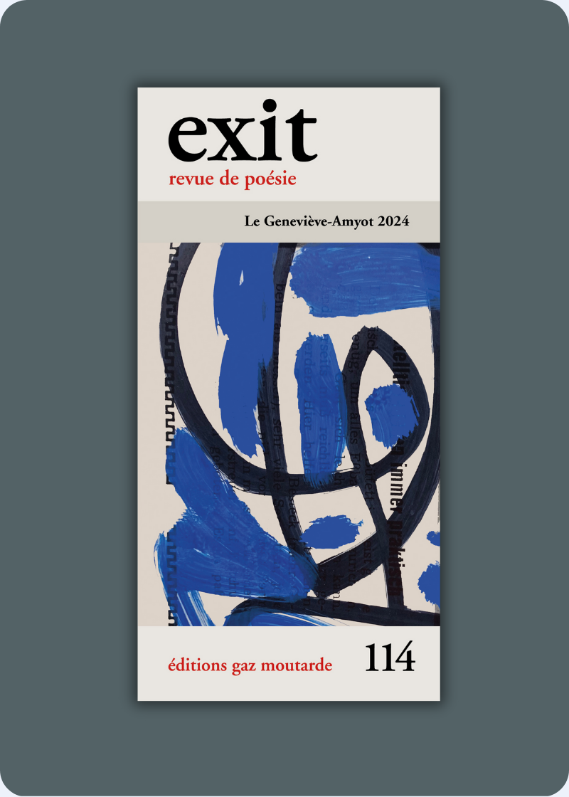 Lancement - Exit 114 | «Le Geneviève-Amyot 2024»