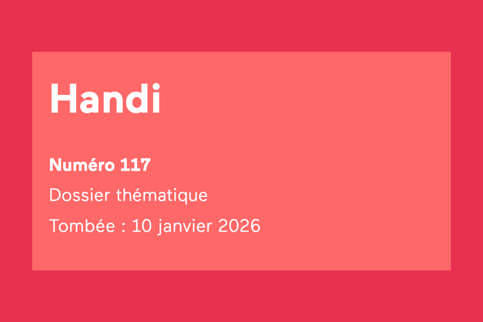 Appel de textes pour la revue Esse, thématique Handi/Crip. Date de tombée 16 janvier 2026.