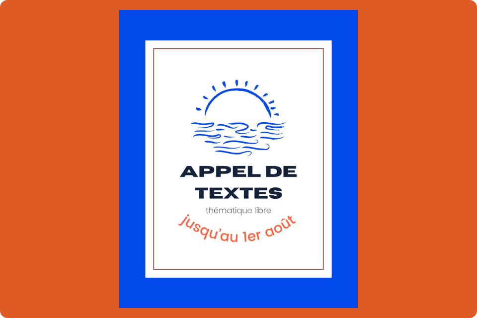 Appel de textes pour la revue Estuaire, thématique libre, date limite le 1er août 2025.